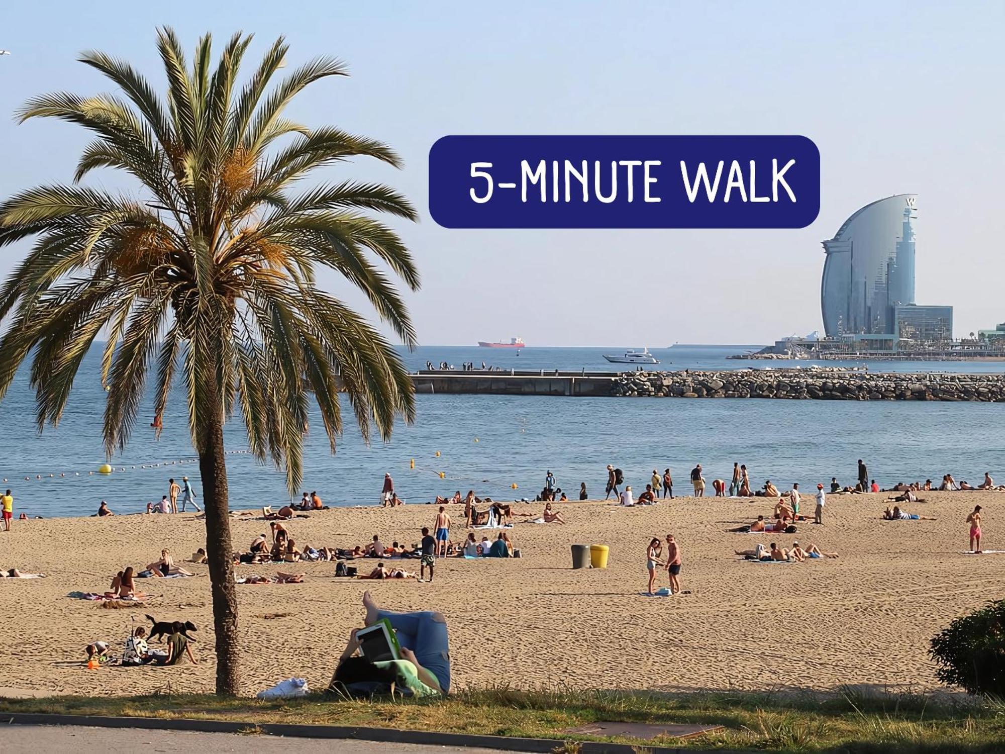 Taulat Loft L Poblenou Beach L Self Check In L Terrace Penthouse 巴塞罗那 外观 照片