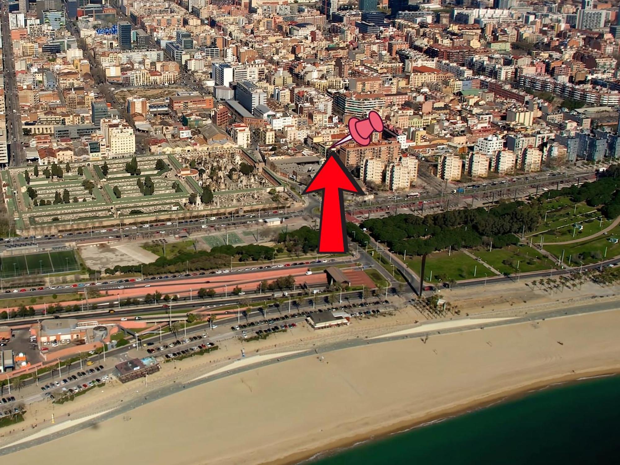 Taulat Loft L Poblenou Beach L Self Check In L Terrace Penthouse 巴塞罗那 外观 照片